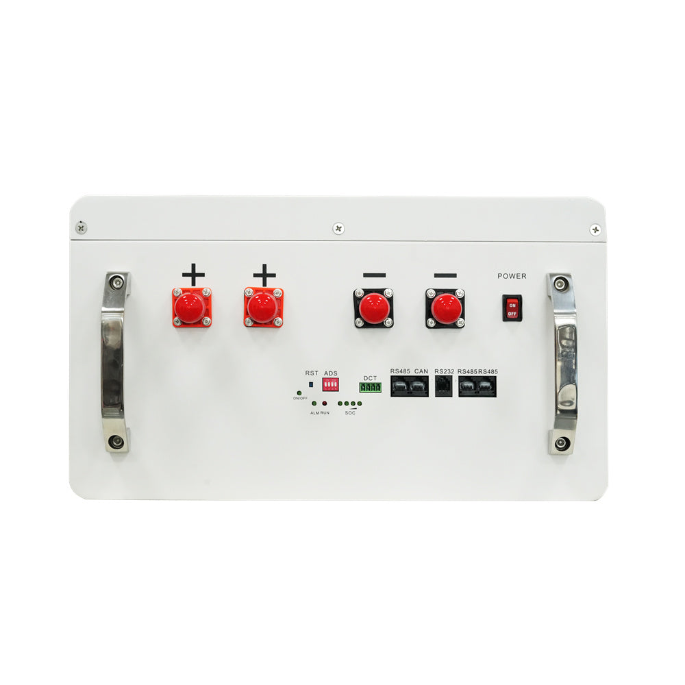 Tewaycell 51.2V 48V 200Ah LiFePO4 Battery 10KWh Powerwall Wall-Mounted ESS Buil-in BMS, Active Balancer