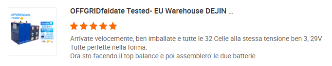 Customer review screenshot