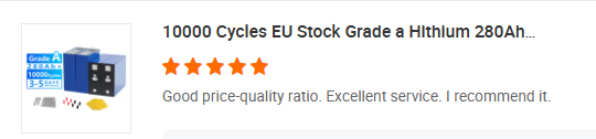 Customer review screenshot
