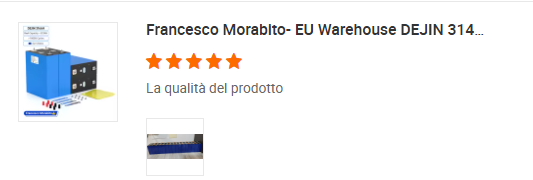 Customer review screenshot