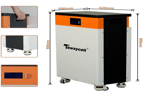 Power Your Home with the Tewaycell Roller Type Mobile ESS Battery