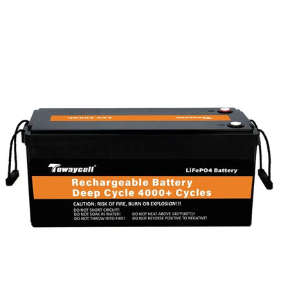 Tewaycell 12V 200AH LiFePO4 Battery Built-in Samrt 200A DALY BMS With Bluetooth, Active Balancer