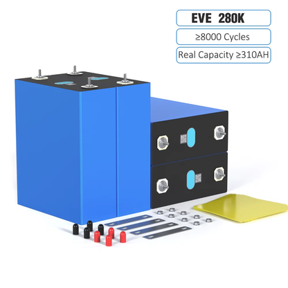 New - EVE 280K LiFePO4 Battery Cells - Brand New Grade A with QR Code