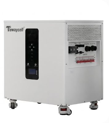 Tewaycell 51.2V 314Ah 16kWh All-in-One Energy Storage System LiFePO4 Battery with 10kW Three-Phase Hybrid Inverter, Smart BMS, MPPT & Active Equalization