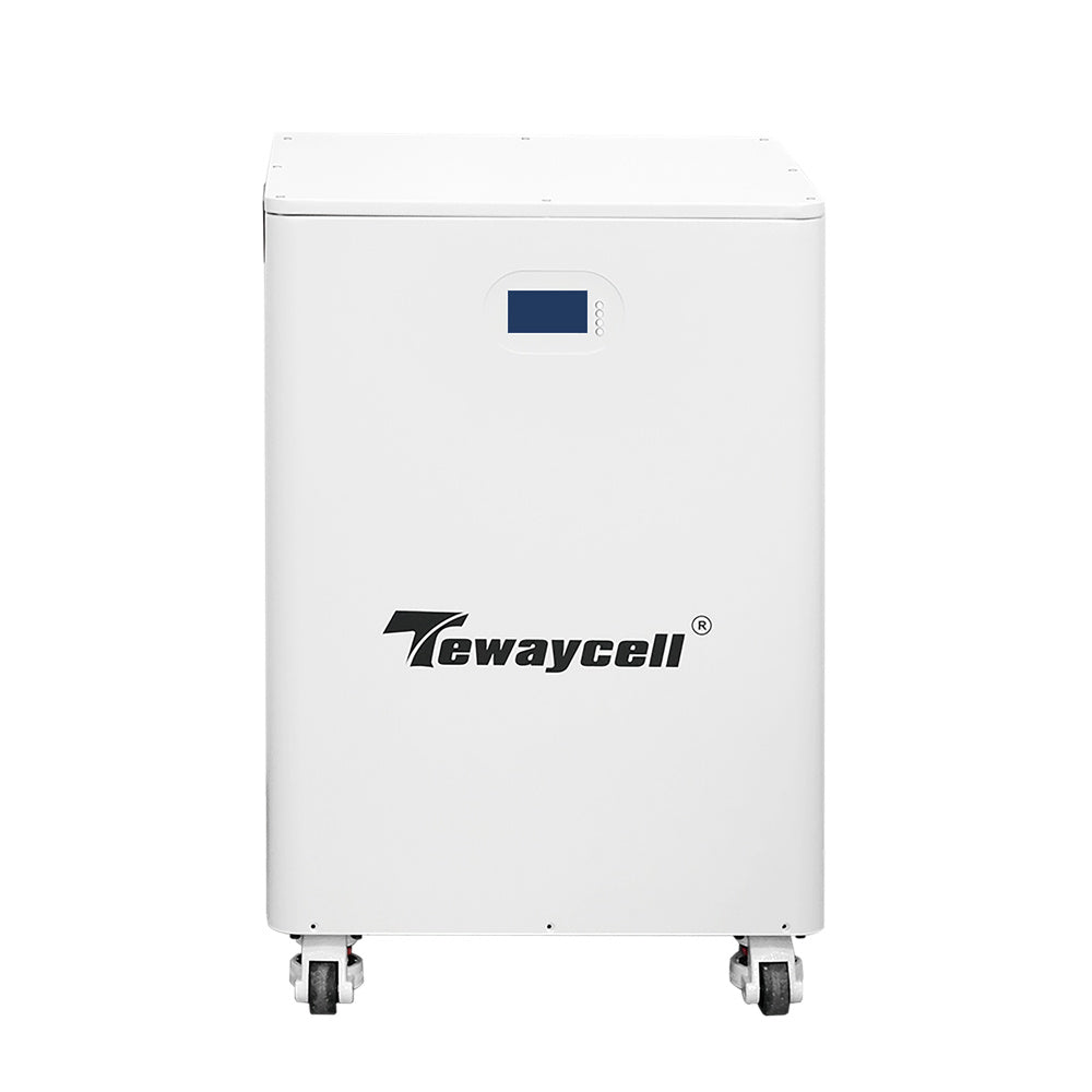 Tewaycell 20KWh LiFePO4 Battery 51.2V 48V 400Ah Solar Battery with Active Balancer for Home Energy Storage System