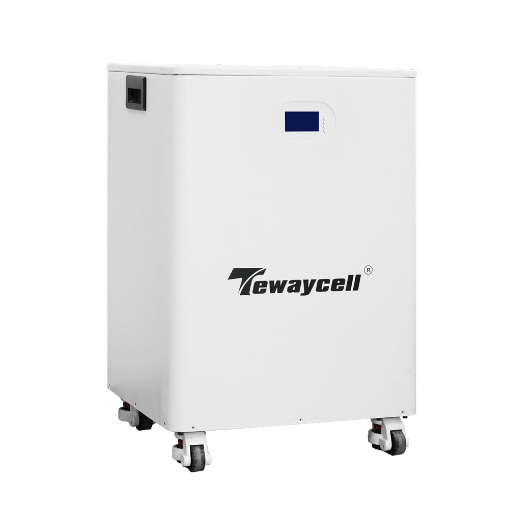 Tewaycell 20KWh LiFePO4 Battery 51.2V 48V 400Ah Solar Battery with Active Balancer for Home Energy Storage System