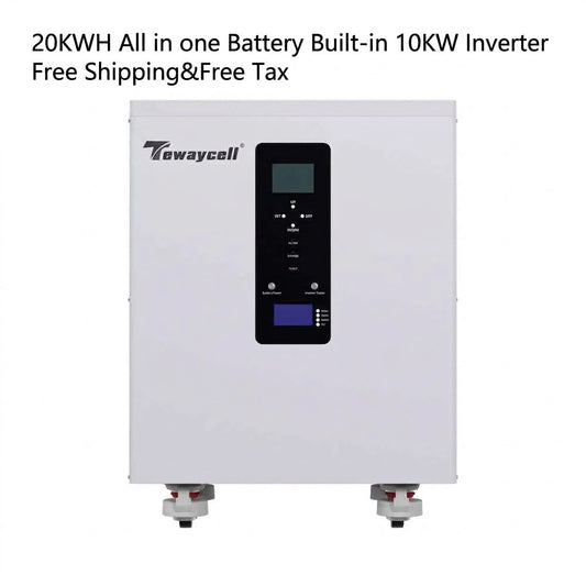48V 400Ah 20kWh Hithium LiFePO4 Three Phase All-in-One Energy Storage System AC380V with 10kW Hybrid Inverter