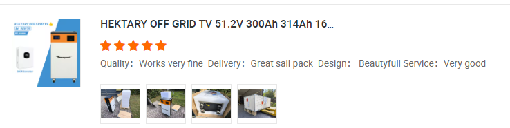 Customer review screenshot