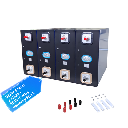 DEJIN 314Ah LiFePO4 Battery Cells - Brand New Grade A+ with QR Code
