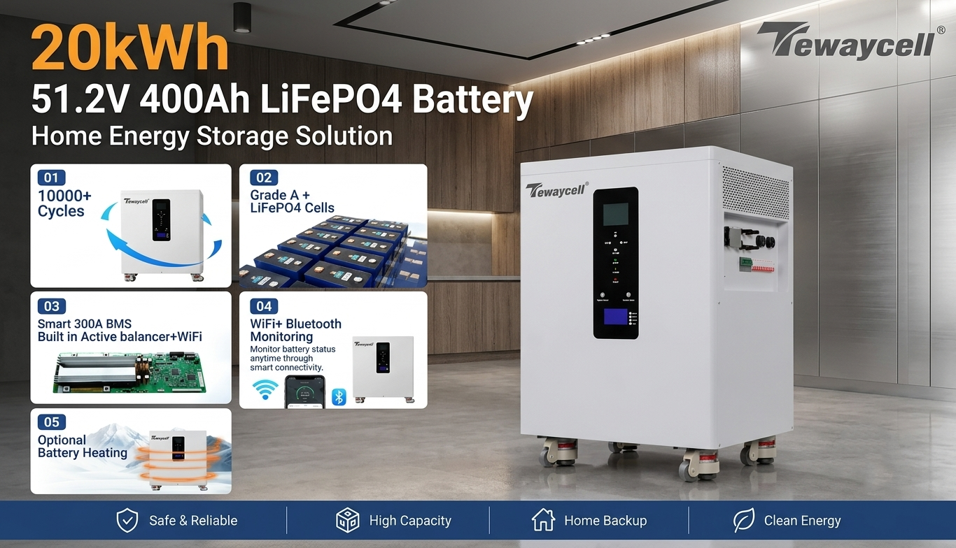 51.2V 400Ah 20kWh All-in-one Mobile ESS Built-in 10kW or 12KW Hybrid off-grid Three Phase Inverter 380V/400V,300A BMS,Equalization Module