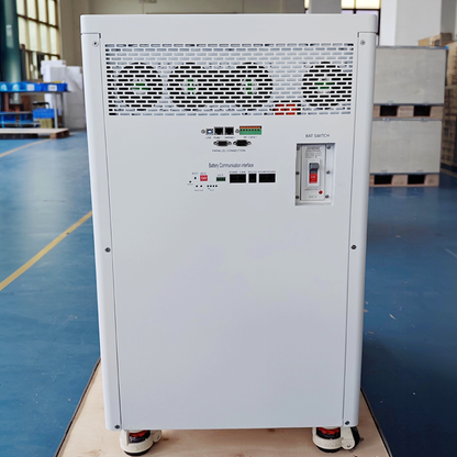 Tewaycell 51.2V 314Ah 16kWh All-in-One Energy Storage System LiFePO4 Battery with 10kW Three-Phase Hybrid Inverter, Smart BMS, MPPT & Active Equalization
