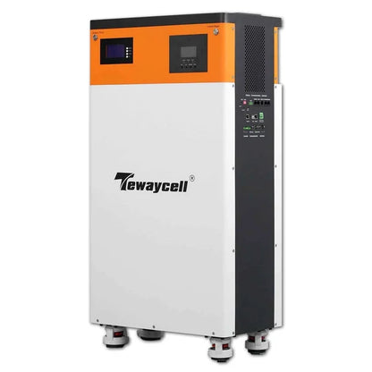 Tewaycell 16KWh All in One Battery 48V 51.2V 314Ah Mobile ESS Built-in 5kw Hybrid Off-grid Single Phase Inverter,BMS,Equalization Module