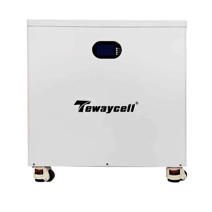 Tewaycell 32KWh/28KWh LiFePO4 Battery 51.2V 628Ah/560Ah Mobile ESS With Active Balancer， Fire Extinguisher for Home Energy Storage System