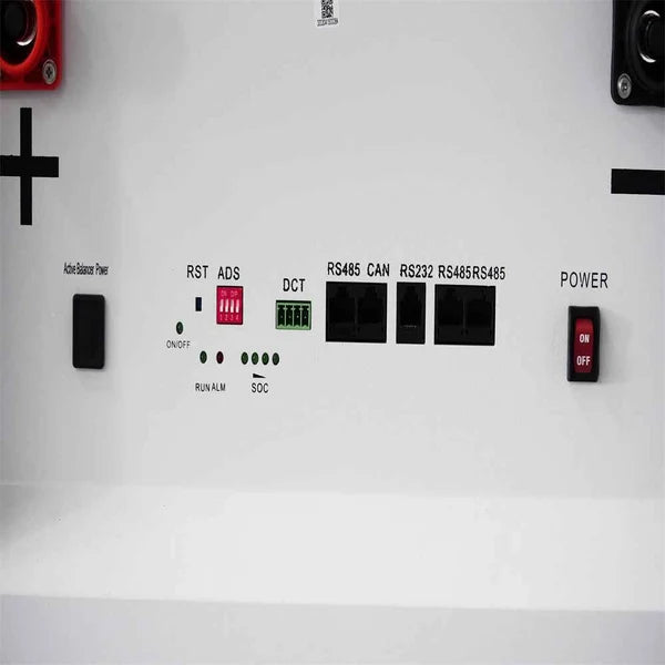 Tewaycell 32KWh/28KWh LiFePO4 Battery 51.2V 628Ah/560Ah Mobile ESS With Active Balancer， Fire Extinguisher for Home Energy Storage System