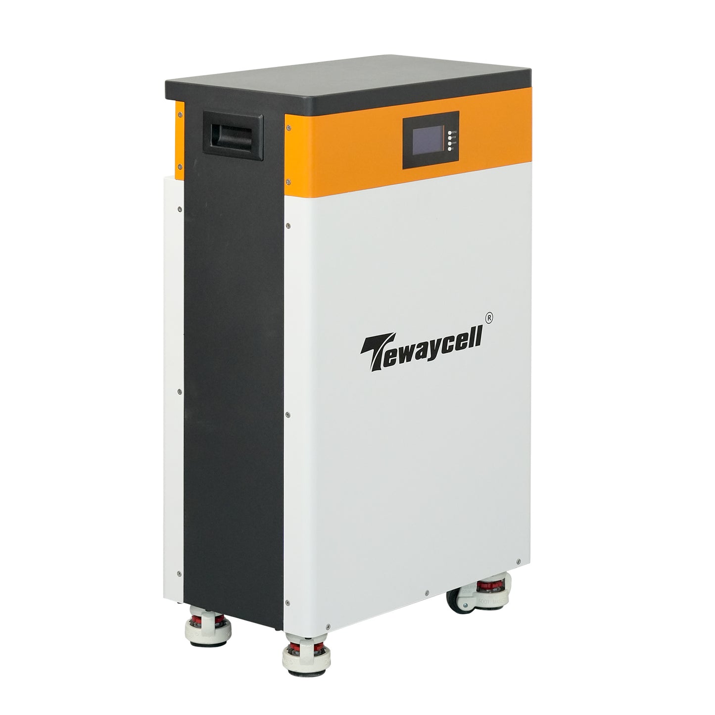 Tewaycell 10KWh LiFePO4 Battery 51.2V 48V 200Ah Mobile ESS with Active Balancer for Home Solar Energy