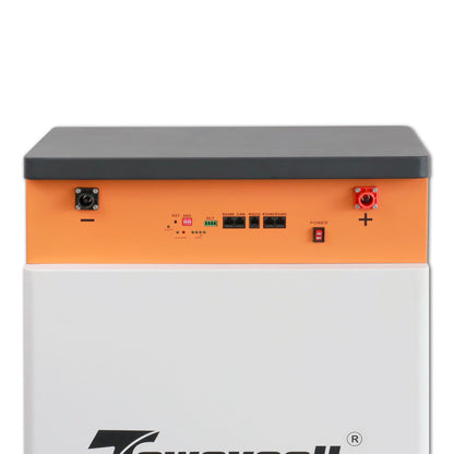 Tewaycell 10KWh LiFePO4 Battery 51.2V 48V 200Ah Mobile ESS with Active Balancer for Home Solar Energy