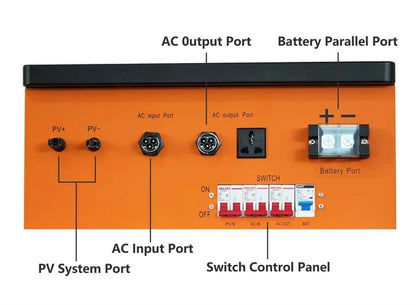Tewaycell 16KWh All in One Battery 48V 51.2V 314Ah Mobile ESS Built-in 5kw Hybrid Off-grid Single Phase Inverter,BMS,Equalization Module