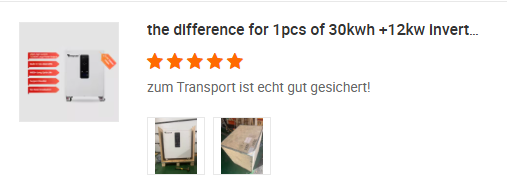 Customer review screenshot